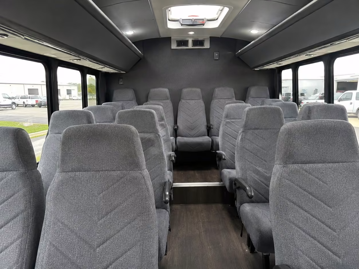 15 35 passenger minibus inside